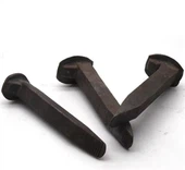 Ahşap uyuyan için demiryolu köpeği başak