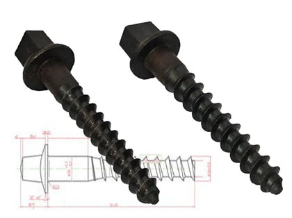 Steel Rail 35# Spiral Spike